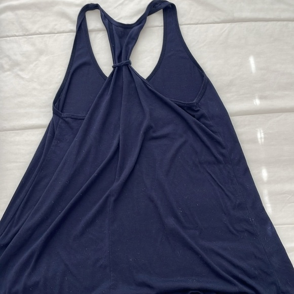 Champion Women’s Navy Blue Racerback Tank Top w/ Yellow UCI Alumni Logo - Size L - Picture 4 of 4